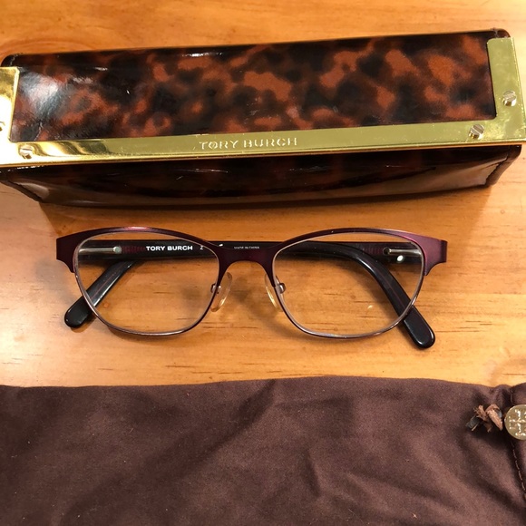 Tory Burch Accessories - Tory Burch prescription glasses. Dark red color